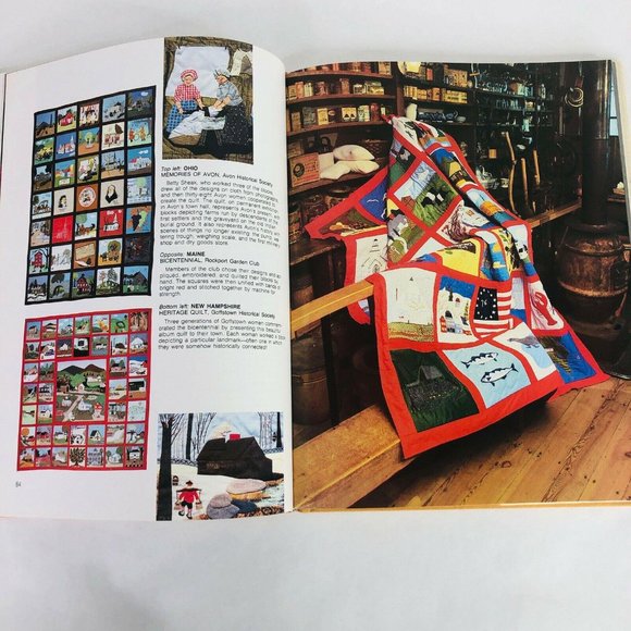 Erica Wilsons Quilts of America Hardcover Book Techniques & Patterns 1976 Oxmoor - Picture 5 of 11